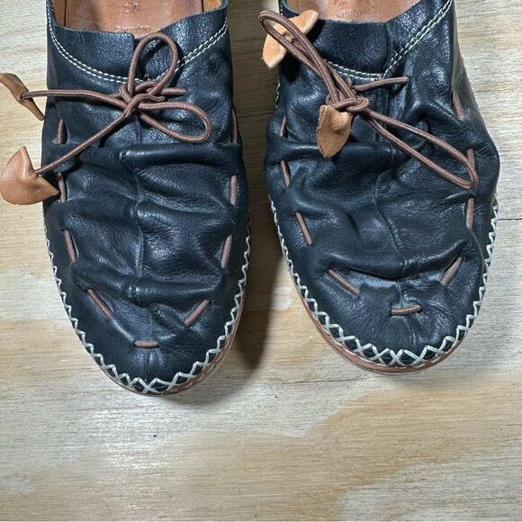 Spring Step Berna Black Leather Shoes Women’s Size 9 - Picture 5 of 9